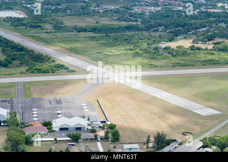 Ala 5 base militare di atterraggio, Khao Lommuak penisola vicino Prachuap Khiri Khan, Thailandia Foto Stock