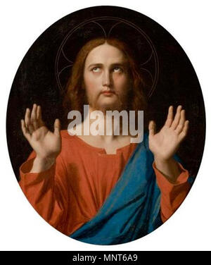 709 Jean Auguste Dominique Ingres - Cristo abençoador 01 Foto Stock