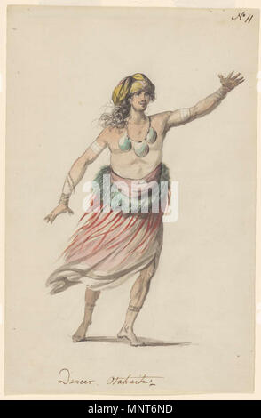 983 Philippe Jacques de Loutherbourg - ballerino, Otahaite Foto Stock