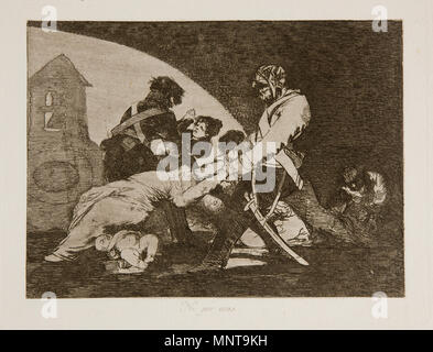 . Inglese: Los desastres de la guerra, piastra n. 11 (1a edizione, Madrid: Real Academia de Bellas Artes de San Fernando, 1863) . 29 luglio 2008, 11:27:20. Francisco Goya (1746-1828) nomi alternativi Francisco Goya Lucientes, Francisco de Goya y Lucientes, Francisco José Goya Lucientes Descrizione pittore spagnolo, printmaker, litografo, incisore ed incisore Data di nascita e morte 30 Marzo 1746 16 aprile 1828 Luogo di nascita e morte Fuendetodos Bordeaux posizione Lavoro Madrid, Saragozza, Bordeaux competente controllo : Q5432 VIAF: 54343141 ISNI: 0000 0001 2280 1608 ULAN: 500118936 LCCN: n7 Foto Stock