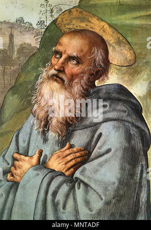 I pazzi Crocifissione (dettaglio) tra 1494 e 1496. 997 Pietro Perugino - Pazzi Crocifissione (dettaglio) - WGA17277 Foto Stock