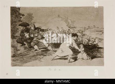 . Inglese: Los desastres de la guerra, piastra n. 44 (1a edizione, Madrid: Real Academia de Bellas Artes de San Fernando, 1863) . Il 29 luglio 2008. Francisco Goya (1746-1828) nomi alternativi Francisco Goya Lucientes, Francisco de Goya y Lucientes, Francisco José Goya Lucientes Descrizione pittore spagnolo, printmaker, litografo, incisore ed incisore Data di nascita e morte 30 Marzo 1746 16 aprile 1828 Luogo di nascita e morte Fuendetodos Bordeaux posizione Lavoro Madrid, Saragozza, Bordeaux competente controllo : Q5432 VIAF: 54343141 ISNI: 0000 0001 2280 1608 ULAN: 500118936 LCCN: N79003363 NL Foto Stock