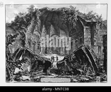 Litographie Originale Il Tempio Di Canopo - Piranesi - Roma 1999