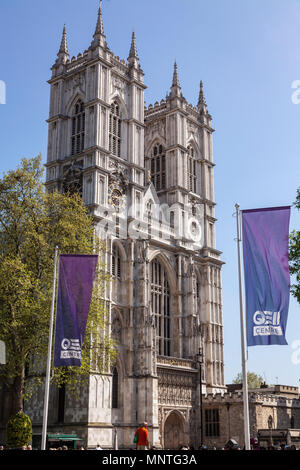 Abbazia di Westminster a Londra Foto Stock