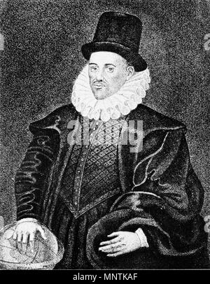 . Inglese: William Gilbert . 1901. Sconosciuto, dopo la pagina del titolo del De Magnete (1600) 1032 PSM V59 D346 William Gilbert Foto Stock