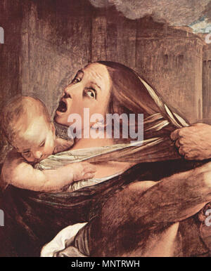 La strage degli innocenti dettaglio 1611. 1053 Guido Reni - la strage degli innocenti dettaglio3 - Pinacoteca Nazionale di Bologna Foto Stock