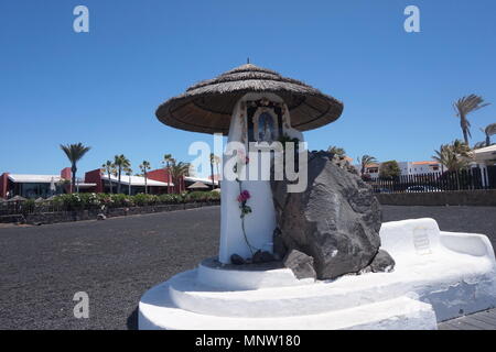 Cripta Virgen de la Peña Del Mar in Castillo Caleta de Fuste, Fuerteventura, Isole Canarie, Spagna Foto Stock