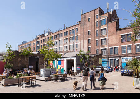 Il trendy Copeland Park, parte del creative trimestre Peckham. Foto Stock