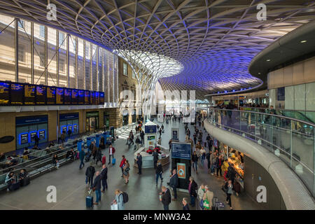 Stazione di King Cross a Londra, Inghilterra, Regno Unito Foto Stock