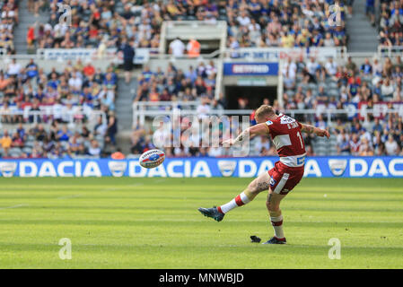 St. James' Park, Newcastle, Regno Unito. Il 19 maggio 2018 , Betfred Super League Magic Weekend, Wigan Warriors v Warrington lupi; Credito: News immagini /Alamy Live News Foto Stock