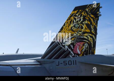 Poznan, Wielkopolska, Polonia. 19 Maggio, 2018. Poznan Air Show 2018. Credito: Dawid Tatarkiewicz/ZUMA filo/Alamy Live News Foto Stock