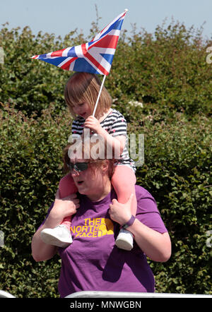Windsor, Regno Unito. Il 20 maggio 2018. © concesso in licenza a ricco BOWEN fotografia. 19/05/2018. Windsor, Regno Unito. Il Royal Wedding di Meghan Markle & principe Harry in Windsor, Berkshire, oggi. Photo credit: ricco di Bowen Credito: ricca bowen/Alamy Live News Foto Stock