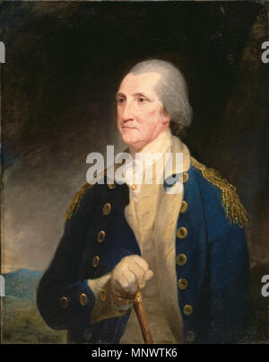George Washington . Inglese: Ritratto di George Washington (1732-1799) Русский: Портрет Джорджа Вашингтона (1732-1799) . 1785. 1067 Robert Pino di bordo - Ritratto di George Washington (1785) - Google Art Project Foto Stock