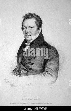 Fotocamere digitali Olympus . Deutsch: Josef von Kudler (1786-1853), Giurista, Nationalökonom. Lithographie von Josef Eduard Teltscher, 1828 . 1828. Josef Eduard Teltscher (1801-1837) 740 Josef von Kudler Litho Foto Stock