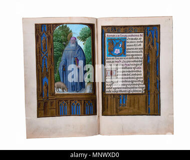 . Inglese: Info Christie's, LotFinder: entrata 5766082 (vendita 2819, lotto 157) Rothschild Prayerbook . 13 febbraio 2014, 23:19:32. Miniaturists della fioritura finale del Ghent-Bruges scuola fiamminga di illuminazione (vedere Rothschild Prayerbook. 1074 Rothschild Prayerbook 14 Foto Stock