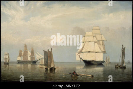 . Porto di Salem . 1853. Fitz Henry Lane (1804-1865) nomi alternativi Fitz Henry Lane (nato Nathaniel Rogers Lane) Descrizione pittore americano Data di nascita e morte 19 Dicembre 1804 14 agosto 1865 Luogo di nascita e morte Gloucester Gloucester competente controllo : Q462404 VIAF: 47562039 ISNI: 0000 0000 8126 6169 ULAN: 500007673 LCCN: N50038734 WGA: LANE, Fitz Hugh WorldCat 1086 Salem Harbor Fitz Hugh Lane Foto Stock