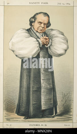 . Gli statisti No.25: caricatura del Vescovo di Oxford. La didascalia recita: 'Non un brawler." . Il 24 luglio 1869. "Ape" Carlo Pellegrini (1839-1889) nomi alternativi Lo Strinare, Ape Descrizione artista italiano e caricaturista Data di nascita e morte 25 Marzo 1839 22 gennaio 1889 Luogo di nascita e morte Capua Londra sede di lavoro London Authority control : Q935877 VIAF: 91408204 ISNI: 0000 0001 1684 9584 ULAN: 500106277 LCCN: N94116782 NLA: 35070756 WorldCat 1258 Samuel Wilberforce, Vanity Fair, 1869-07-24 Foto Stock