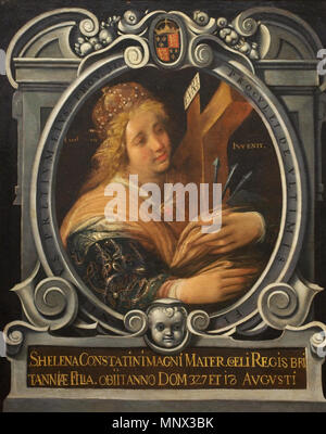 . Español: Santa Helena. Obra de Juan de Roelas, c. 1605. La Iglesia de San Miguel e San Julián, Valladolid. Il 6 luglio 2014. Juan de Roelas 1094 Santa Helena - Juan de Roelas 20140706 Foto Stock