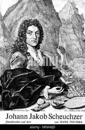 . Johann Jakob Scheuchzer . circa 1708. Johann Jakob Scheuchzer (1672-1733) nomi alternativi J.J.Scheuchzer Descrizione Swiss medico e naturalista Data di nascita e morte 2 Agosto 1672 23 Giugno 1733 Luogo di nascita e morte Zürich Zürich competente controllo : Q123900 VIAF: 49308476 ISNI: 0000 0000 8127 6914 LCCN: N83052711 Botanico: J.J.Scheuchzer GND: 118607308 WorldCat 1099 Scheuchzer Foto Stock