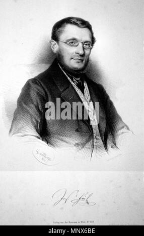 Fotocamere digitali Olympus . Deutsch: Josef Feil (1811-1862) österreichischer Historiker, giurista. Lithographie von Adolf Dauthage, 1859 . 1859. Adolf Dauthage (1825-1883) 739 Josef Feil Litho Foto Stock