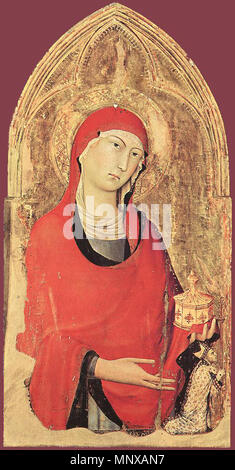 Polittico di Orvieto (dettaglio) circa 1321. 1123 Simone Martini - Orvieto polittico (dettaglio) - WGA21413 Foto Stock