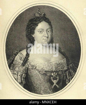 . Inglese: Ritratto di Anna di Russia (1693-1740) . 1740. 1130 Anna Ioanovna Foto Stock
