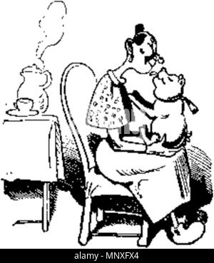 . Mitragliare der Faulheit, Bildergeschichte . 1866. Wilhelm Busch 1146 Mitragliare der Faulheit (Wilhelm Busch) Foto Stock