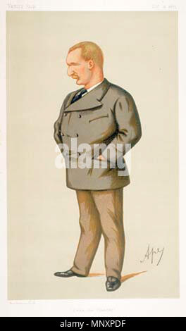 . Deutsch: Matthew Webb (* 19. Januar 1848; † 24. Juli 1883), britischer Langstreckenschwimmer. Zeichnung aus der Zeitschrift Vanity Fair, Londra, 9. Oktober 1875. Inglese: Caricatura di capitano Matthew Webb (1848-1883). Leggere la didascalia "wam il canale". 1875. "Ape" Carlo Pellegrini (1839-1889) nomi alternativi Lo Strinare, Ape Descrizione artista italiano e caricaturista Data di nascita e morte 25 Marzo 1839 22 gennaio 1889 Luogo di nascita e morte Capua Londra sede di lavoro London Authority control : Q935877 VIAF: 91408204 ISNI: 0000 0001 1684 9584 ULAN: 500106277 LCCN: N94116782 NLA: 35070 Foto Stock