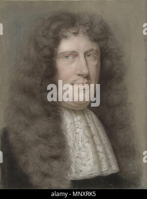 . Deutsch: Porträt Graf Theodor Heinrich von Strattmann (1637-1693), österreichisch-deutscher Diplomat und Reichskanzler unter Kaiser Leopold I. Inglese: Ritratto Conte Theodor Heinrich von Strattmann (1637-1693), rappresentante per i negoziati di pace a Nijmegen e il cancelliere sotto l'Imperatore Leopoldo I. del xvii secolo. Bernard Vaillant (1625-1670) nomi alternativi B. Vaillant; bernard vaillant; Bernard Descrizione Vailland pittore fiammingo, disegnatore, pastellist e printmaker Data di nascita e morte 6 novembre 1632 (battezzato) 29 agosto 1698 (sepolta) Luogo di nascita e morte di Lille, vicino L Foto Stock