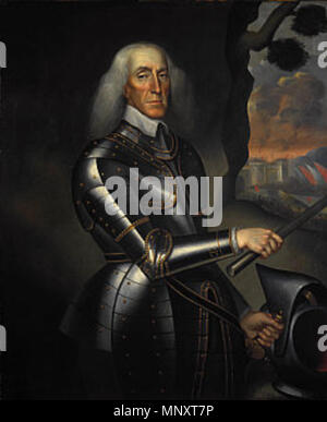 . Il generale Thomas Dalyell, c 1599 - 1685. Soldato in Russia e Comandante in Capo in Scozia . 1670. L. Schuneman 1187 Thomas Dalyell Foto Stock