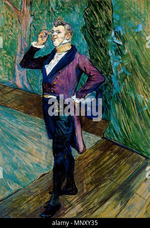 . Inglese: dipinto di Toulouse-Lautrec . 3 aprile 2014, 07:22:07. Henri de Toulouse-Lautrec (1864-1901) nomi alternativi Henri Marie Raymond de Toulouse-Lautrec-Monfa Descrizione francese poster artist, litografo, pittore, artista e artista grafico Data di nascita e morte 24 novembre 1864 9 settembre 1901 Luogo di nascita e morte Albi Château Malromé [castello Malromé] (Gironde) periodo di lavoro 1880--1901 posizione Lavoro Parigi, Bordeaux (d'inverno 1900). Controllo dell'autorità : Q82445 VIAF: 32003649 ISNI: 0000 0001 2126 6391 ULAN: 500029114 LCCN: N79045509 NLA: 36523107 WorldCat 1201 Toulouse- Foto Stock