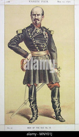 . La caricatura del Generale Louis Jules Trochu. Leggere la didascalia "La speranza della Francia". 1870. James Tissot (1836-1902) nomi alternativi 'Coïdé' nome legale: James Joseph Jacques Tissot Descrizione pittore francese e caricaturista Data di nascita e morte 15 Ottobre 1836 8 Agosto 1902 Luogo di nascita e morte Nantes Buillon, Dipartimento Doubs sede di lavoro Parigi, Londres, Palestina, Buillon (Doubs) Autorità di controllo : Q381248 VIAF: 51697889 ISNI: 0000 0000 8129 7432 ULAN: 500010633 LCCN: N82073912 NLA: 36512826 WorldCat 1206 Louis Jules Trochu Vanity Fair 24 settembre 1870 Foto Stock