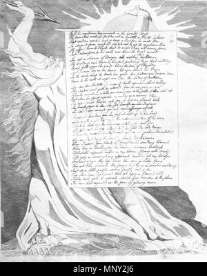 . Inglese: Vala, o Quattro Zoas pagina 81 . Il 25 marzo 2013, 23:31:58. William Blake (1757-1827) nomi alternativi W. Blake; Uil'iam Bleik Descrizione British pittore, poeta, scrittore, teologo, collezionista e incisore, Data di nascita e morte 28 novembre 1757 12 agosto 1827 Luogo di nascita e morte Broadwick Street Charing Cross sede di lavoro London Authority control : Q41513 VIAF: 54144439 ISNI: 0000 0001 2096 135X ULAN: 500012489 LCCN: N78095331 NLA: 35019221 WorldCat questa è una fedele riproduzione fotografica di un bidimensionale, il dominio pubblico opera d'arte. L opera d arte è di per sé Foto Stock