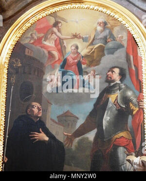 Slovenščina: Sv. Lenart in sv. Florijan. 1739. 1219 Valentin Metzinger - Sv. Lenart in sv. Florijan Foto Stock