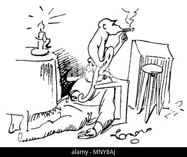 . Deutsch: aus 'Der Haarbeutel' von Wilhelm Busch. 1878. Wilhelm Busch (1832-1908) Descrizione disegnatore tedesco, pittore e poeta Data di nascita e morte 15 Aprile 1832 9 gennaio 1908 Luogo di nascita e morte Wiedensahl Mechtshausen sede di lavoro Monaco di Baviera, Francoforte, Wiedensahl competente controllo : Q109540 VIAF: 22139423 ISNI: 0000 0001 0877 704X ULAN: 500026717 LCCN: N79133995 NLA: 35024197 WorldCat 1247 W Busch Der Haarbeutel 6E Foto Stock