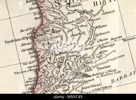 . Inglese: (composito di) una mappa del Mare Mediterraneo con le regioni adiacenti e mari in Europa, Asia e Africa. Da William Faden, geografo al re. Londra, stampato per Wm. Faden, Charing Cross, 1 marzo, 1785. 1 marzo 1785. William Faden (1749-1836) nomi alternativi Faden & Jefferys Descrizione cartografo britannico e publisher e Data di nascita e morte circa 1750 21 marzo 1836 Luogo di nascita Londra posizione di lavoro dal 1771: 'geografo al re e al Principe di Galles' competente controllo : Q8008902 VIAF: 12630020 ISNI: 0000 0001 2276 5926 ULAN: 500043295 LCCN: n8 Foto Stock