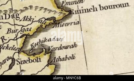 . Inglese: (composito di) una mappa del Mare Mediterraneo con le regioni adiacenti e mari in Europa, Asia e Africa. Da William Faden, geografo al re. Londra, stampato per Wm. Faden, Charing Cross, 1 marzo, 1785. 20 Dicembre 2011 22:26 (UTC). William Faden. Mediterraneo composito. 1785.P.jpg: William Faden (1749-1836) nomi alternativi Faden & Jefferys Descrizione cartografo britannico e publisher e Data di nascita e morte circa 1750 21 marzo 1836 Luogo di nascita Londra posizione di lavoro dal 1771: 'geografo al re e al Principe di Galles' competente controllo : Q80 Foto Stock