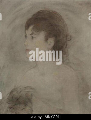 1288 Édouard Manet - Jeune femme decolletté Foto Stock