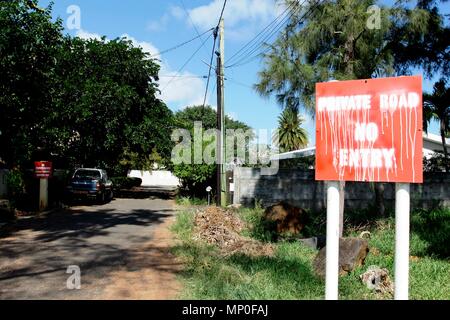 Ile Maurice. Pointe d'Esny Foto Stock