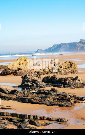 Cordoama Beach - Praia da Cordoama - Vila do Bispo, Algarve, PORTOGALLO Foto Stock