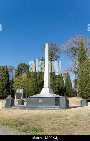 Il Canberra Centenario Colonna, Città Hill, Canberra, Australia, costruito per commemorare la città del centenario, presentato il 11 marzo 2014 Foto Stock