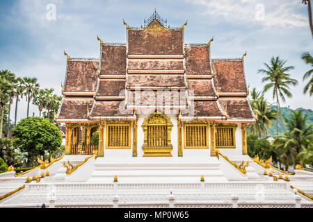 Vista del Palazzo Reale a Luang Prabang, Laos Foto Stock