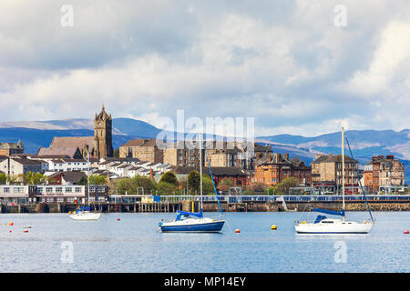 Gourock porto sul Firth of Clyde, Renfrewshire, Scotland, Regno Unito Foto Stock