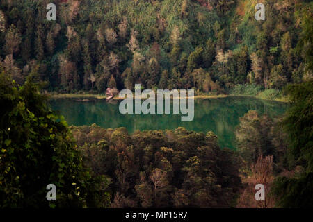 Il dieng plateau e monte prau è uno dei più belli destinazione nel centro di Giava, in Indonesia Foto Stock