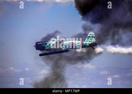 Nakajima B5N, "Kate', carrier-based aerosilurante presso la centrale Airshow di Texas Foto Stock