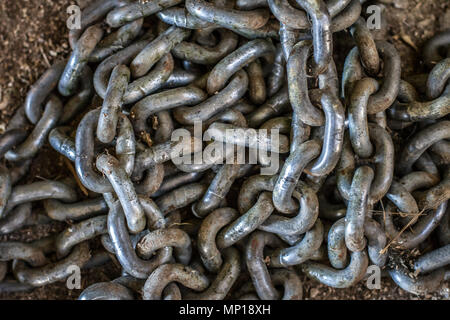 La catena pesante links Foto Stock