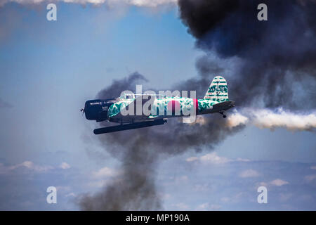 Nakajima B5N, "Kate', carrier-based aerosilurante presso la centrale Airshow di Texas Foto Stock