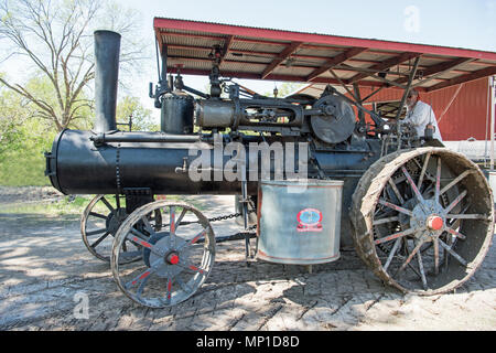 Antic trattore a vapore Foto Stock