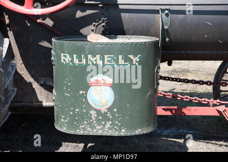 Rumely trattore a vapore Foto Stock