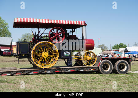Antic trattore a vapore Foto Stock